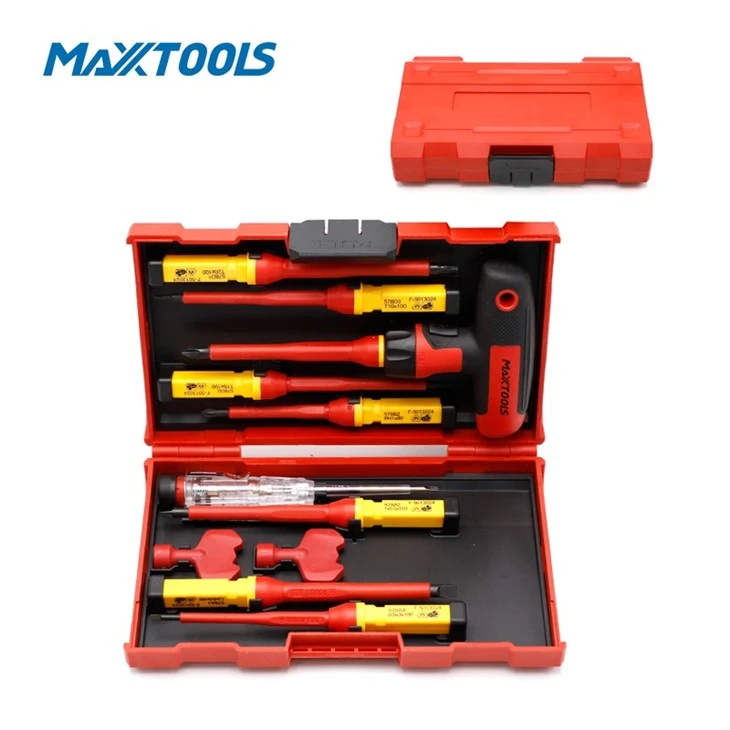 12pc T Handle VDE Screwdriver Set in Plastic Box 12pc T Handle VDE Screwdriver Set in Plastic Box