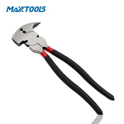 10.5inch Fence Plier Round Head Vinyl Grip