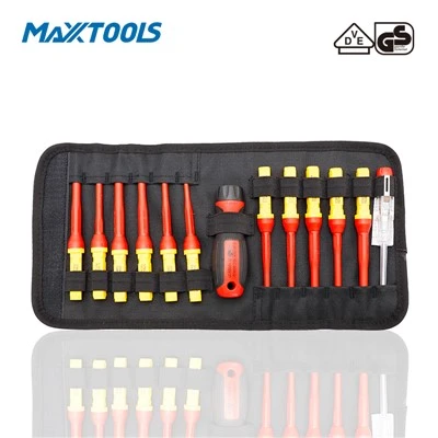 13pc VDE Interchangeable Screwdriver Set in Zipper Bag