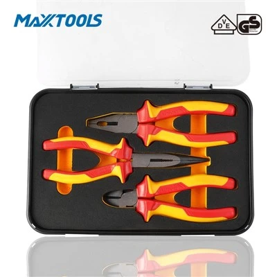 3pc VDE Pliers Set