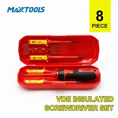 8pc VDE Screwdriver Set with Box Key