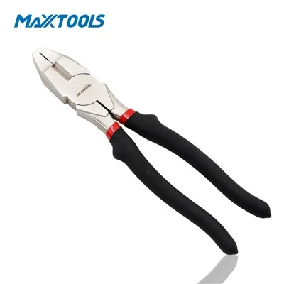 Protruding Shoulders Heavy Duty Combination Plier Vinyl Grip