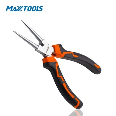 Round Nose Plier With 2 Colored Soft King Kong Grip